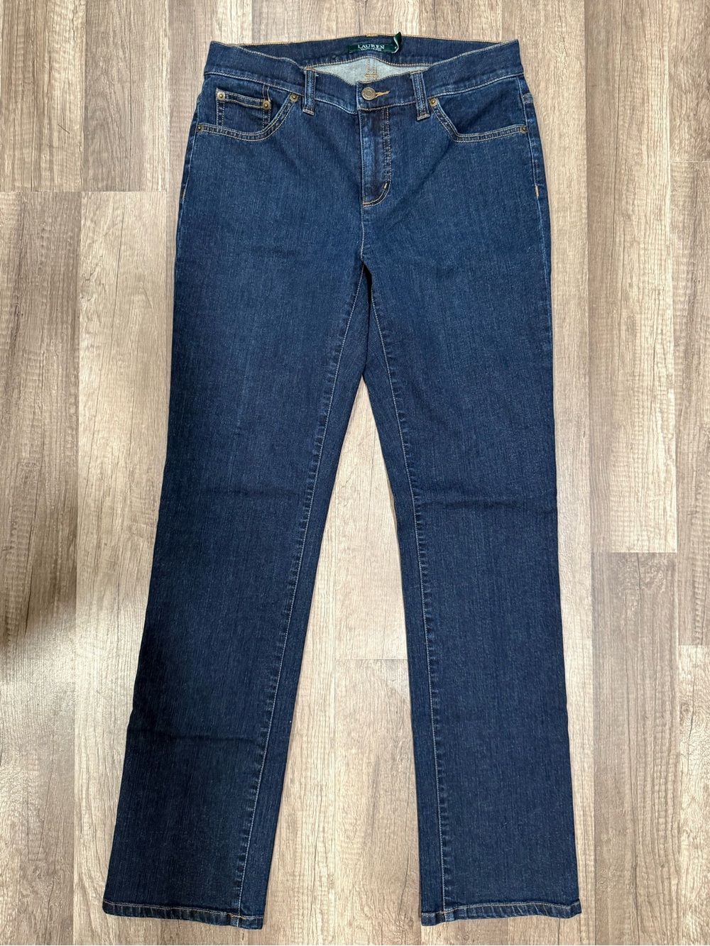 RALPH LAUREN Mid Wash “Classic Straight” Jeans (8)